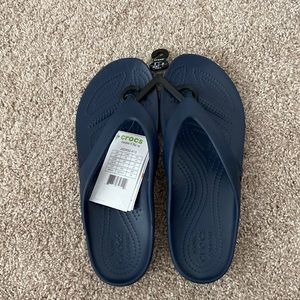 Crocs - Navy. Size 9. Never used